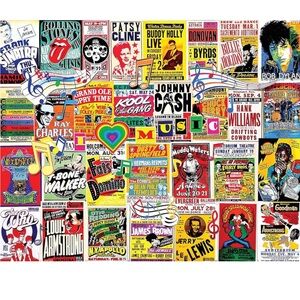 White Mountain Puzzles I Love Music - 1000 Piece Jigsaw Puzzle